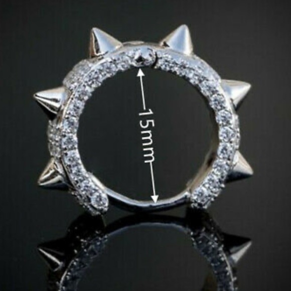 New Sterling silver Punk Earrings - Picture 3 of 5